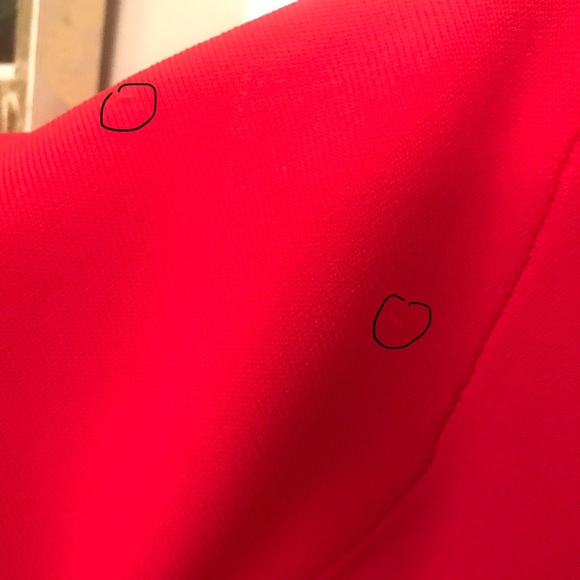 NWT Red Rachel Parcell knit top with bell sleeves - Picture 6 of 12